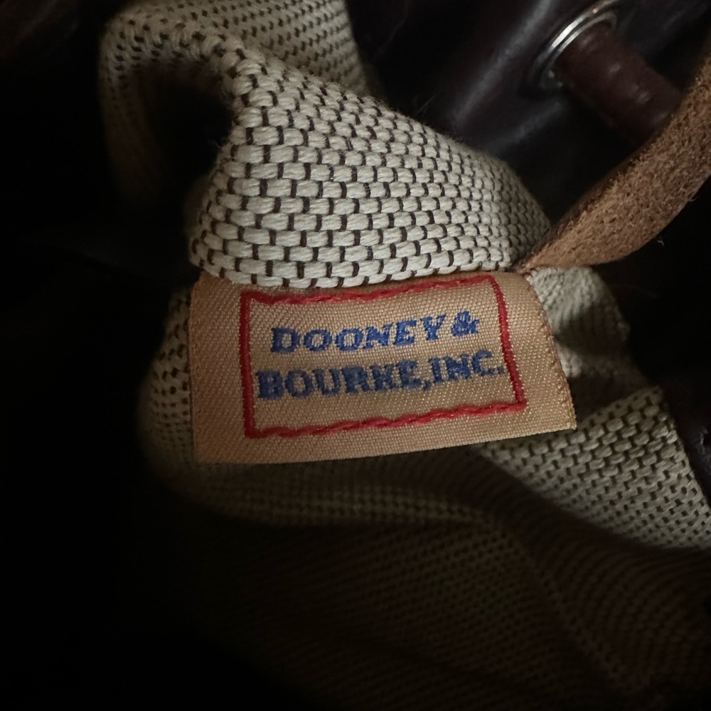 Lightweight All Weather Pebble Drawstring Leather… - image 6